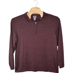 Falcon Point Maroon 1/4 Zip Pullover XL – Lightweight Layer
